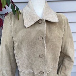ST.JOHN’S BAY Beige Winter Jacket Size L